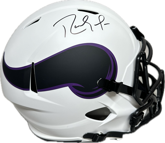 Randy Moss Minnesota Lunar Full Size Football Helmet (JSA)