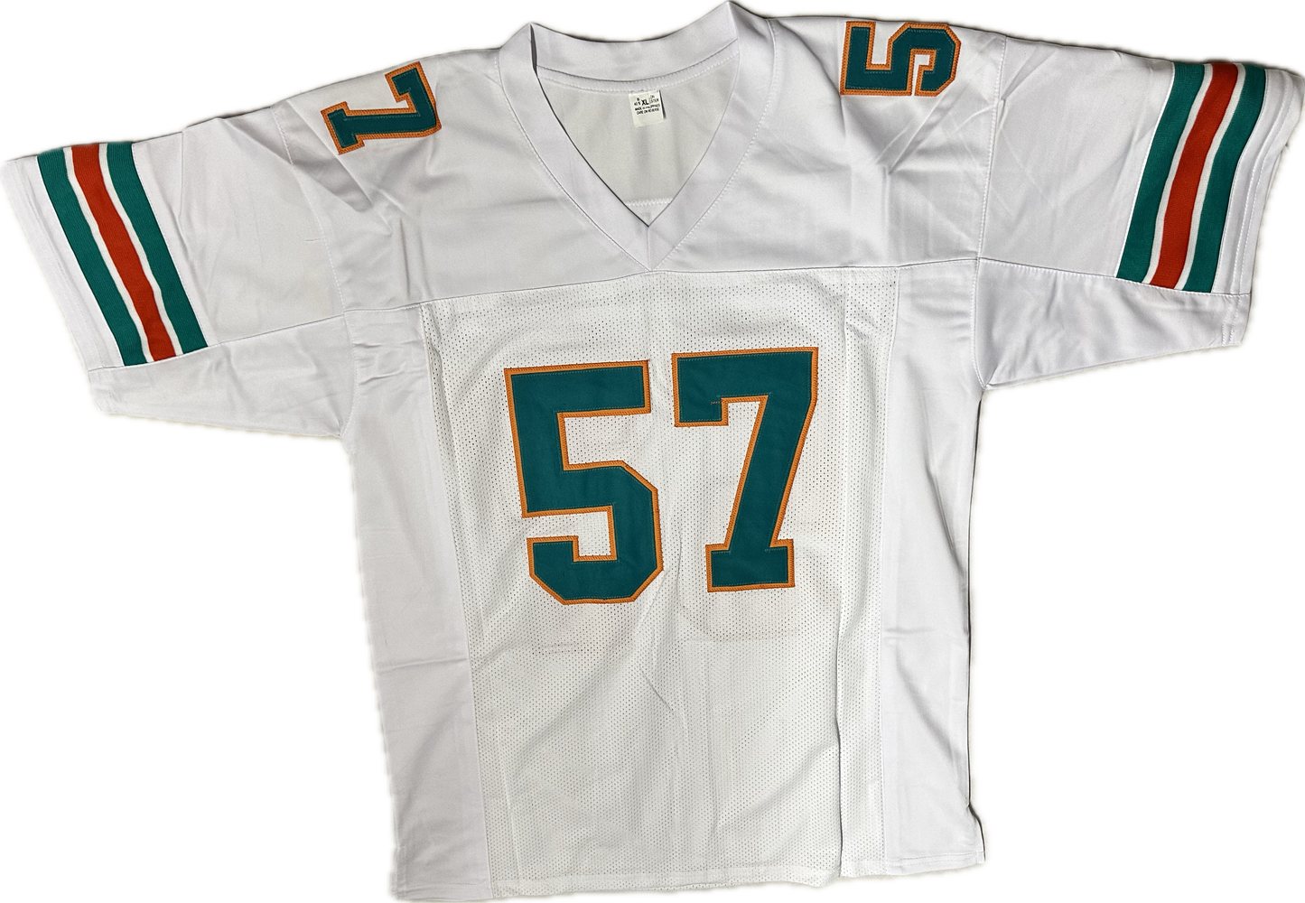 Dwight Stephenson Custom Miami Autographed Football Jersey (JSA)