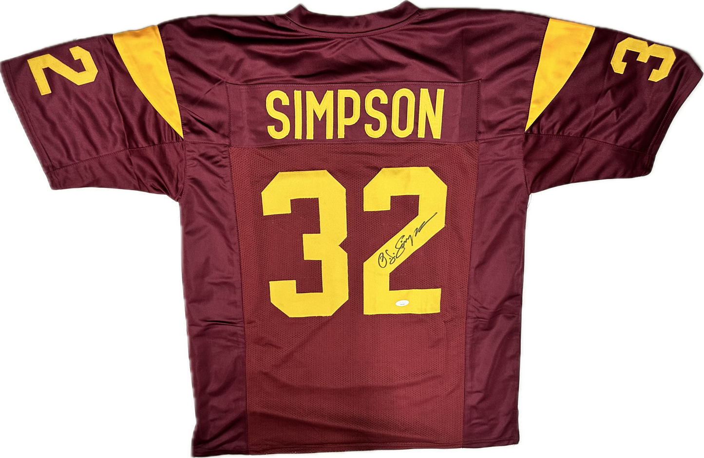 O.J. Simpson Custom Autographed Football Jersey (JSA)
