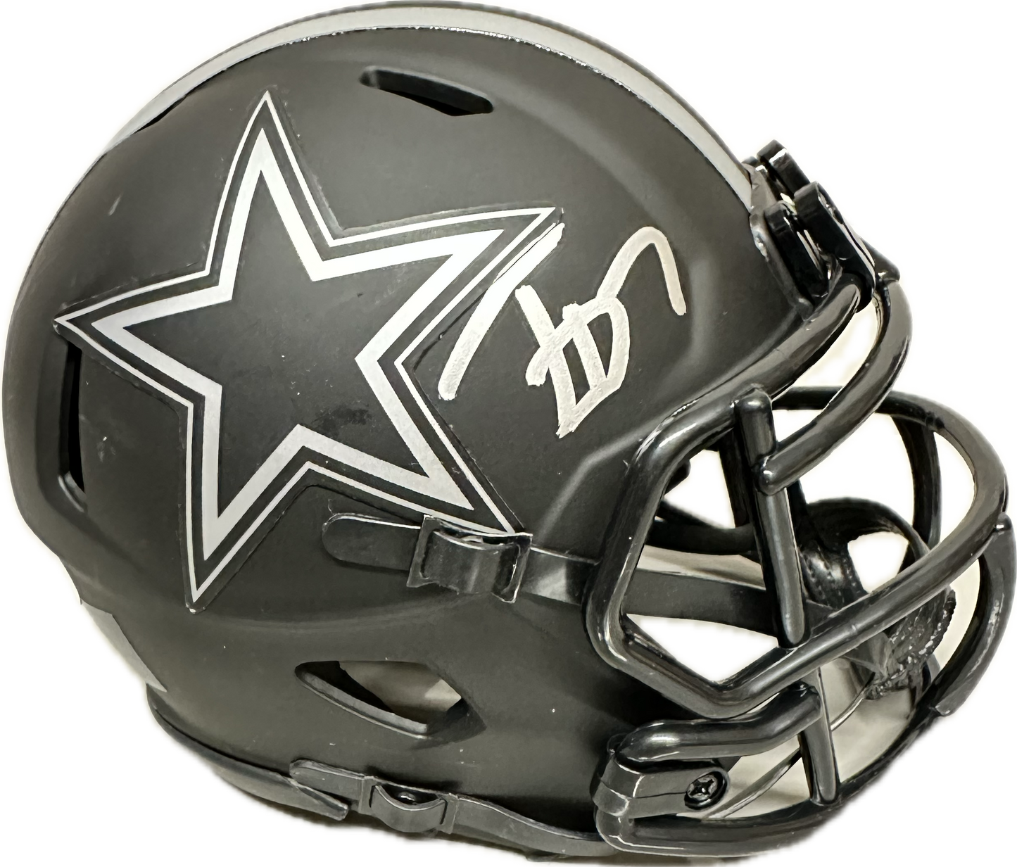 Trevon Diggs Dallas Eclipse Signed Mini Football Helmet (JSA)