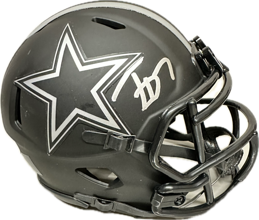 Trevon Diggs Dallas Eclipse Signed Mini Football Helmet (JSA)