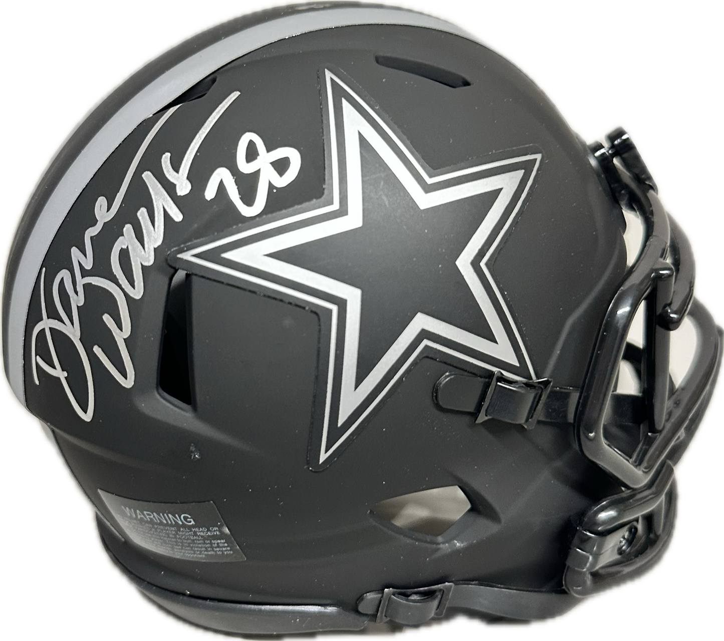Darren Woodson Dallas Eclipse Signed Mini Football Helmet (JSA)