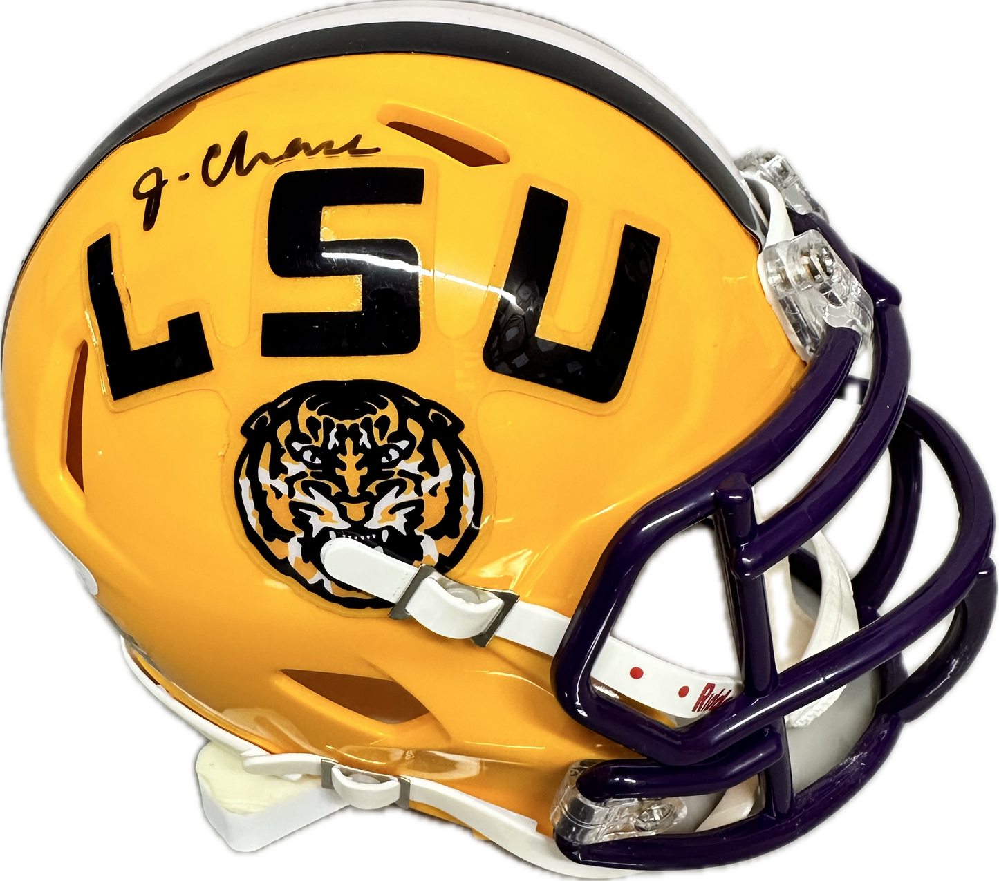 Ja'Marr Chase LSU Mini Football Helmet (PIA)