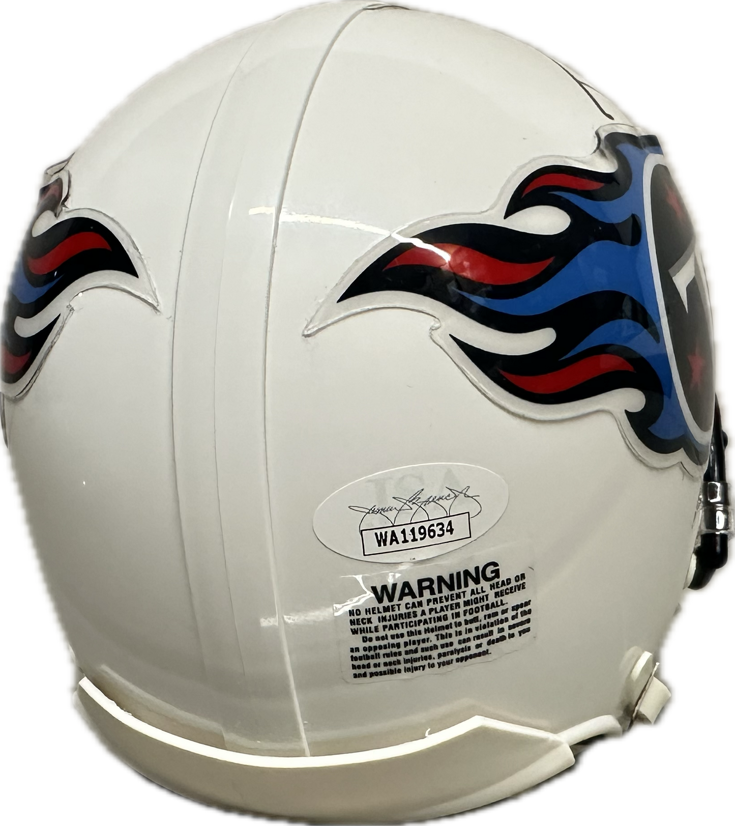 Adam "Pacman" Jones Tennessee Mini Football Helmet (JSA)