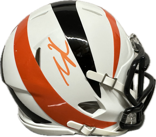 Tee Higgins Cincinnati Mini Football Helmet (JSA)