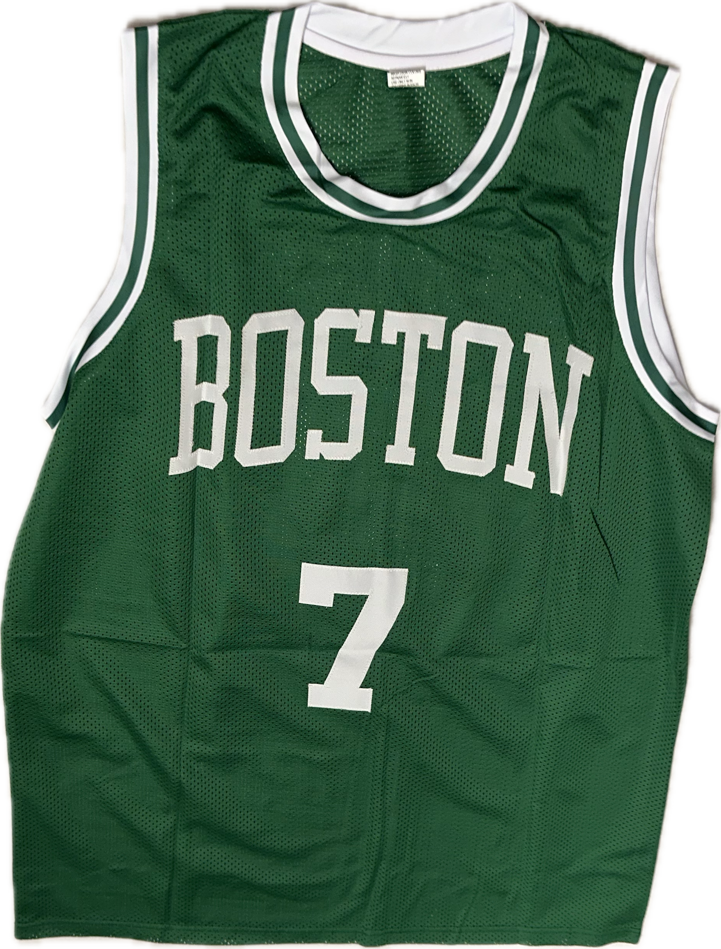 Nate Archibald Autographed Boston Custom Basketball Jersey (JSA)