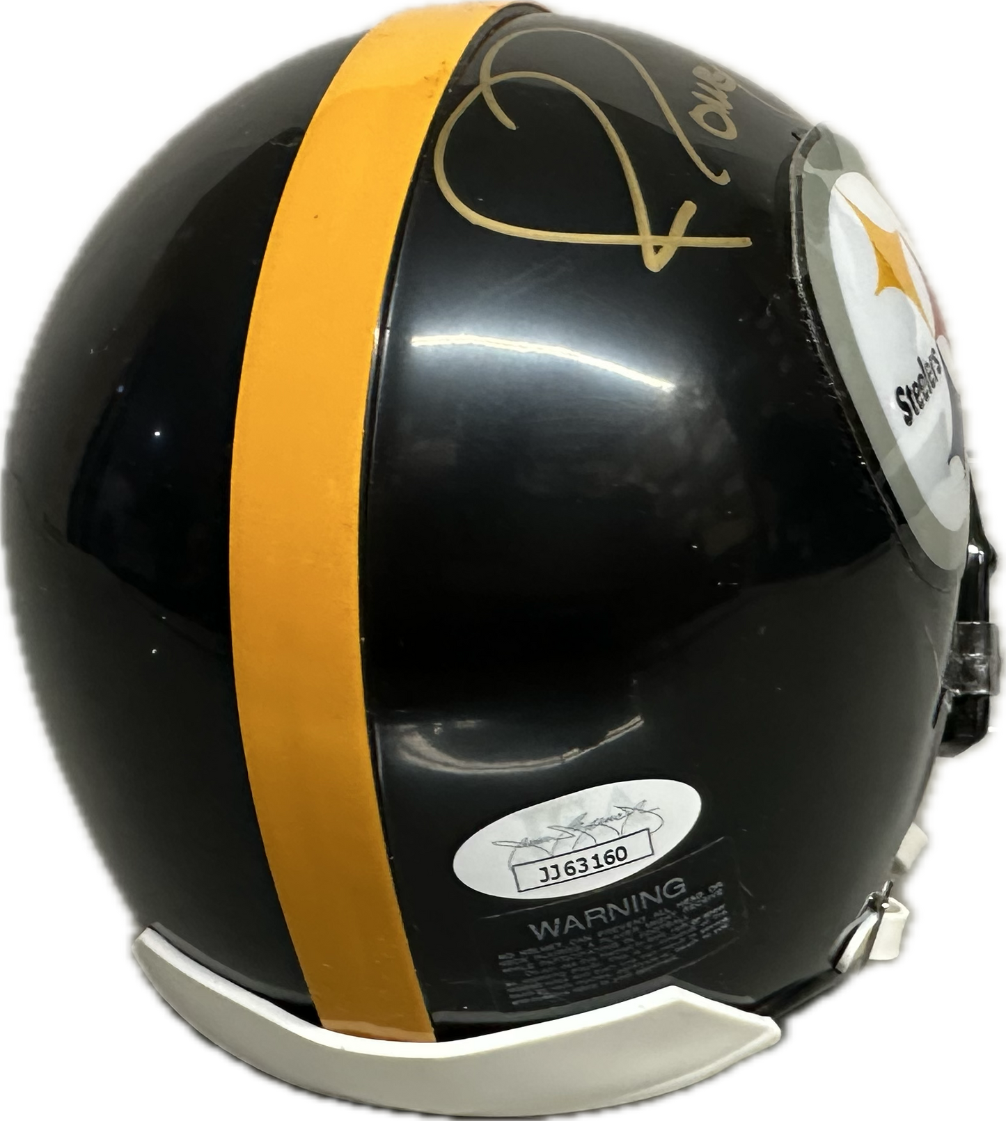 Jermos Bettis Pittsburgh  Signed Mini Football Helmet (JSA)