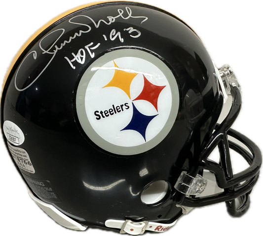 Chuck Knoll "HOF 93"  Pittsburgh  Signed Mini Football Helmet (JSA)