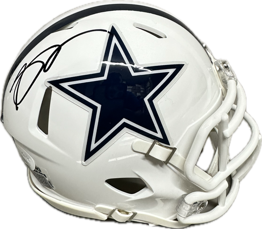 Stephon Gilmore Signed Dallas White Speed Mini Football Helmet (PIA/JSA)