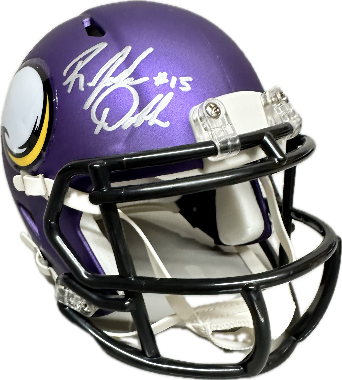 Josh Dobbs Minnesota Puple Signed Mini Football Helmet (PIA/JSA)