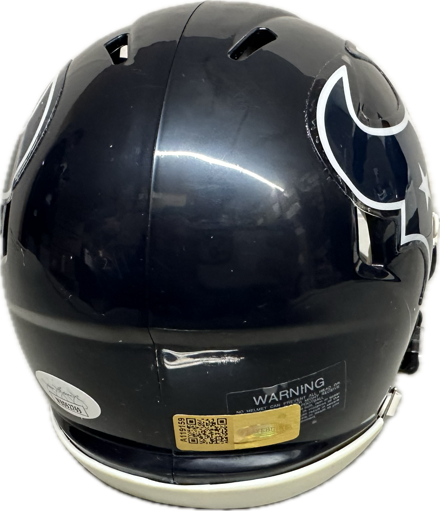 Nico Collins Houston Home Signed Mini Football Helmet (JSA)