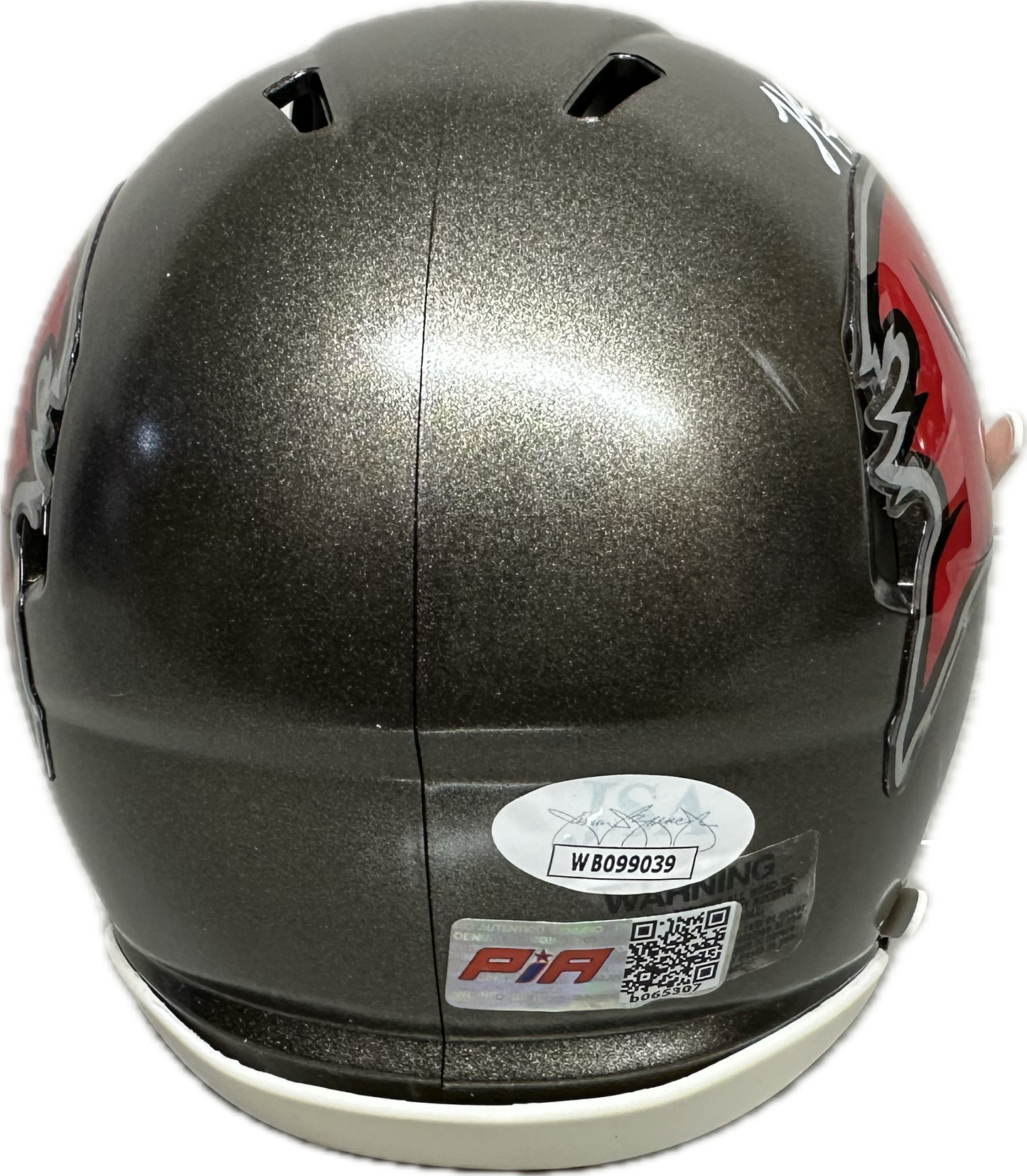 Trey Palmer Tampa Bay Signed Mini Football Helmet (PIA/JSA)