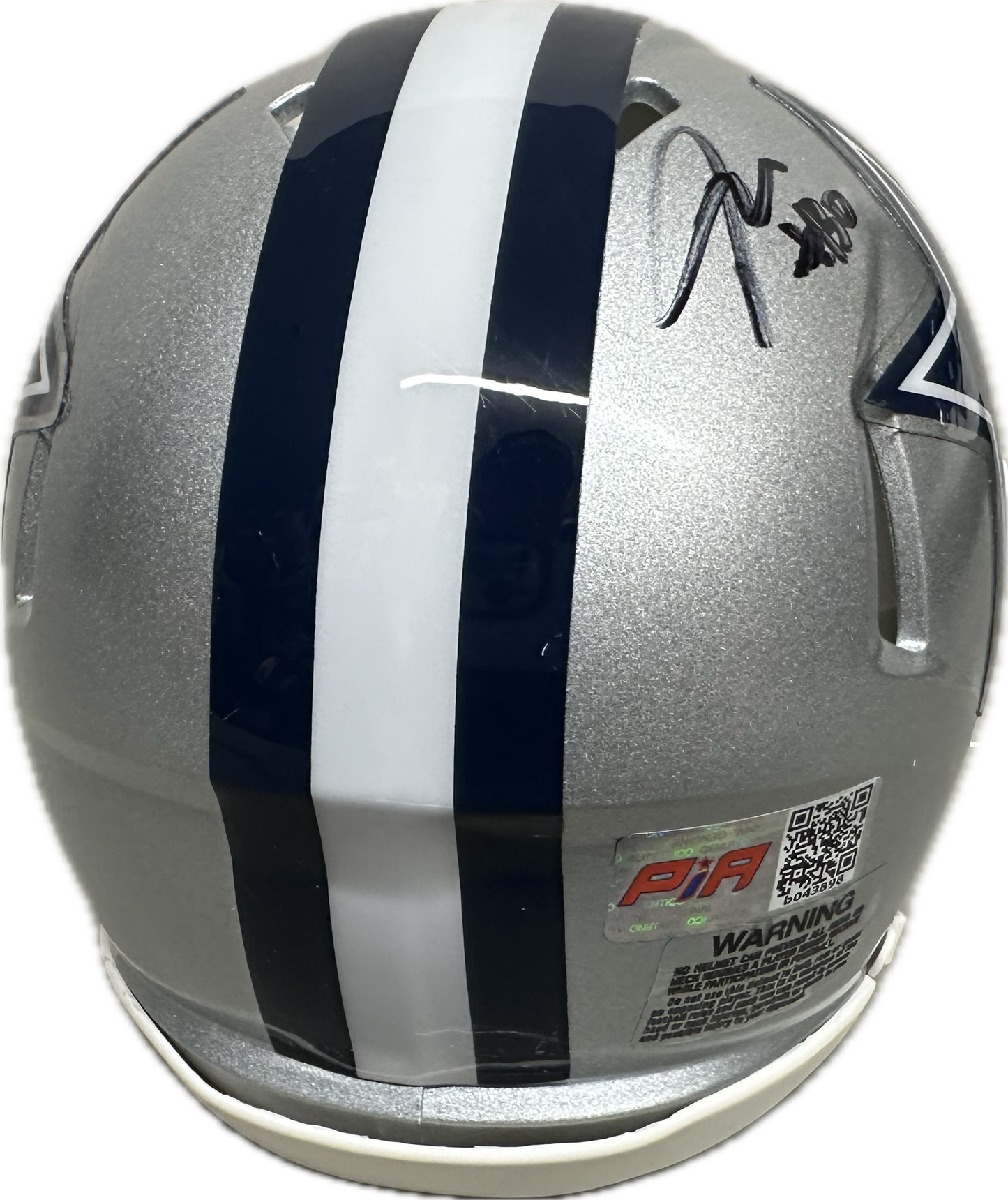 Juanyeh Thomas Dallas Signed Speed Mini Football Helmet (PIA/JSA)