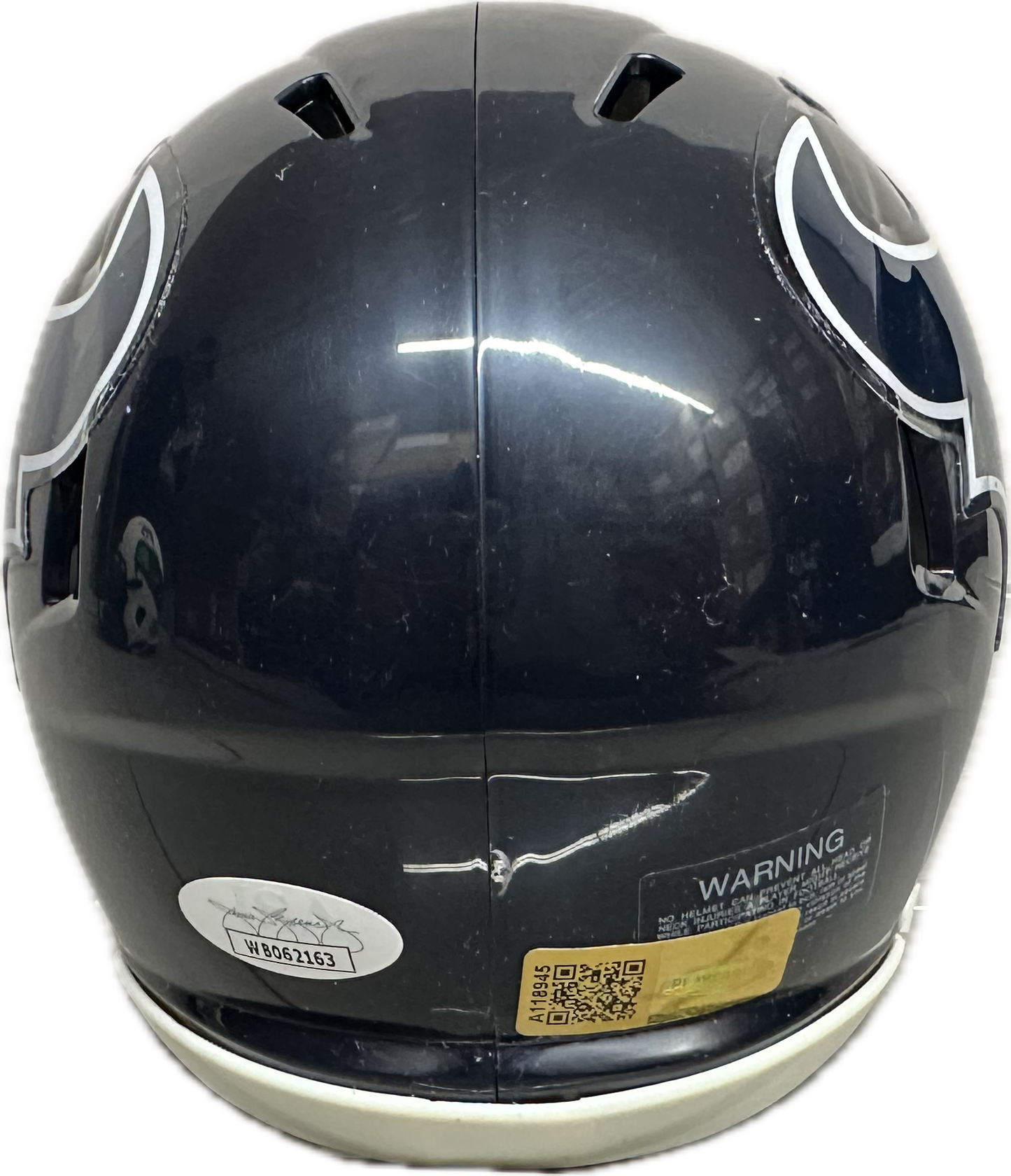 Jalen Pitre Houston Home Signed Mini Football Helmet (PIA/JSA)