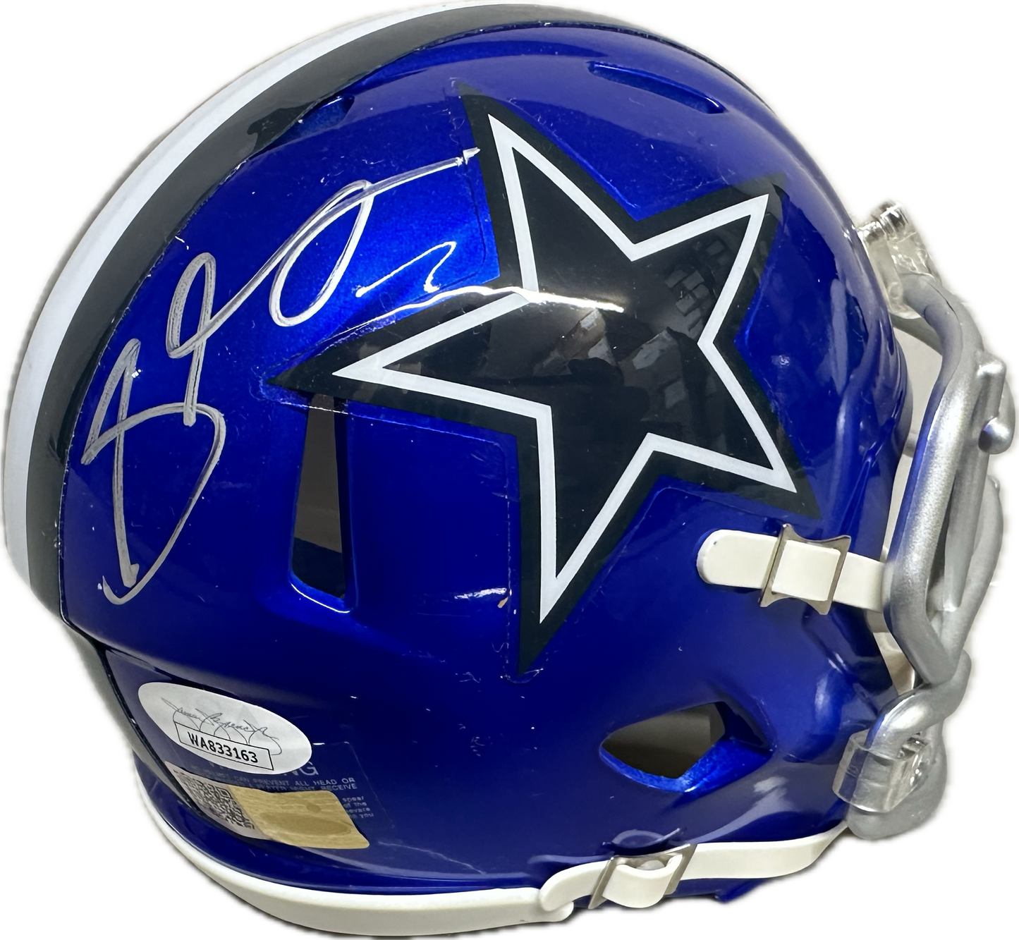 Stephon Gilmore Dallas Flash Signed Mini Football Helmet (JSA)