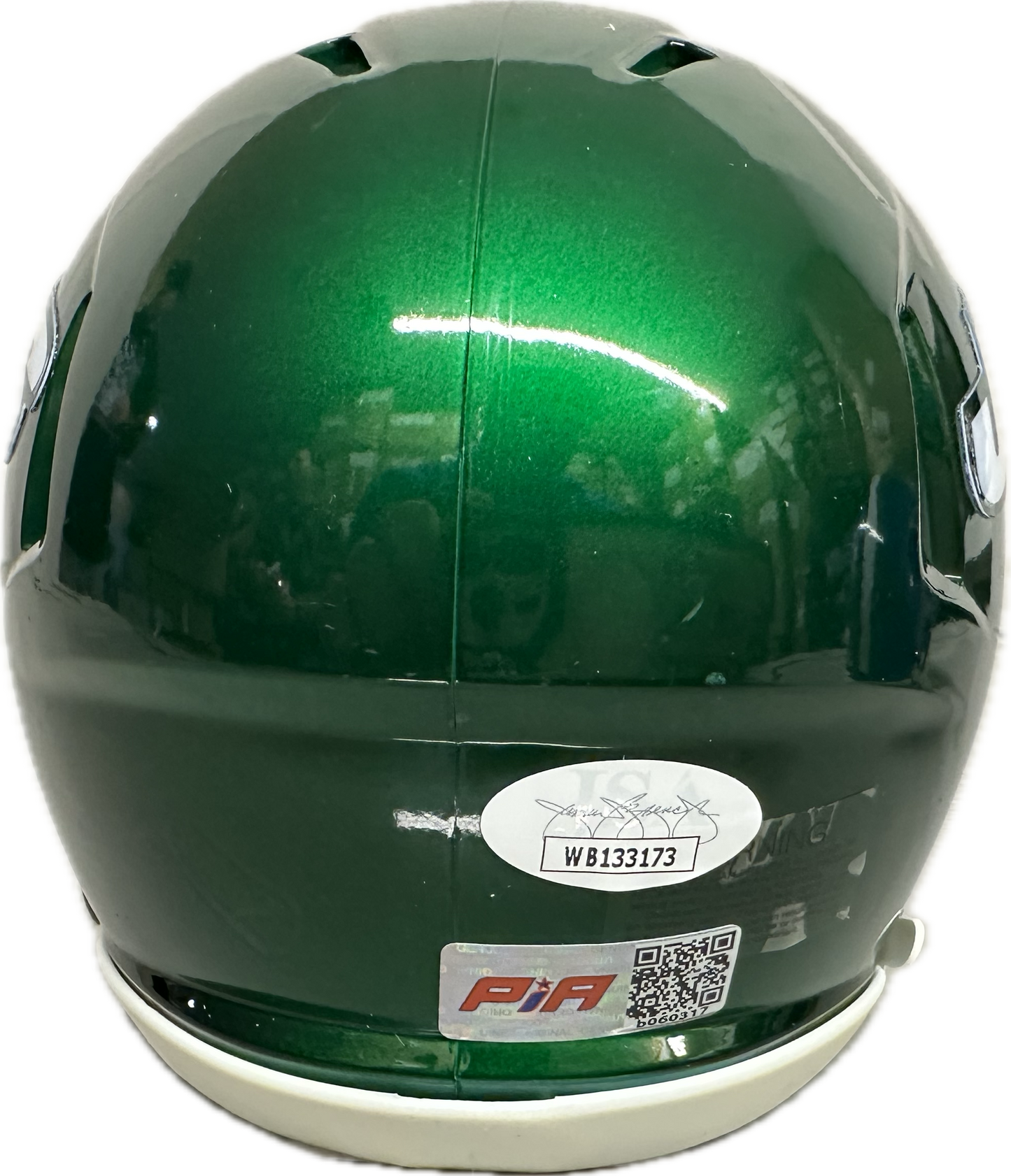 CJ Mosley New York Jets Green Signed Mini Football Helmet (PIA JSA)