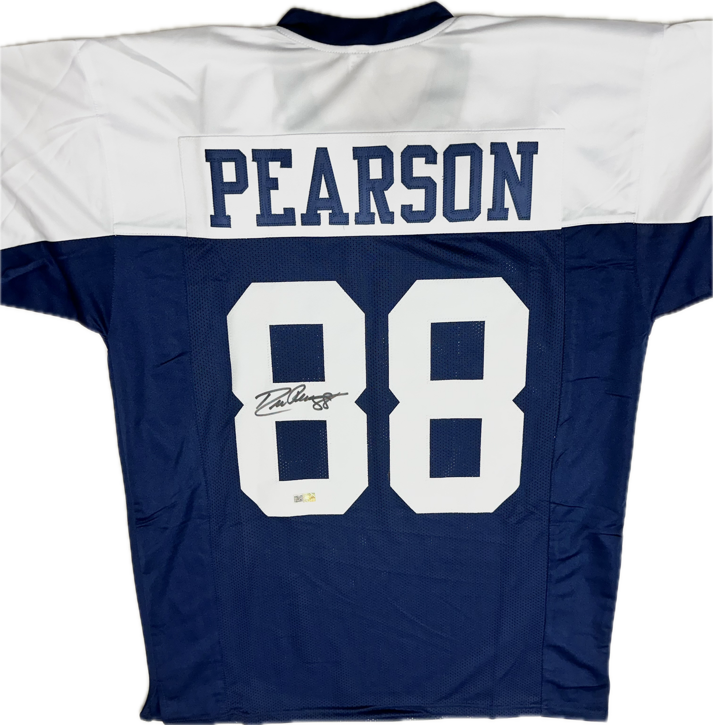 Drew Pearson Signed Custom Throwback Dallas Football Jersey (PIA/JSA)