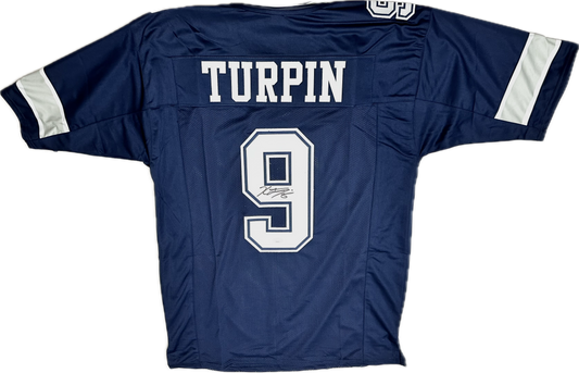 KaVontae Turpin Signed Dallas Custom Home Football Jersey (PIA/JSA)