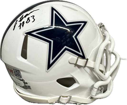 Jalen Brooks Dallas Signed Mini Football Helmet (JSA/PIA)