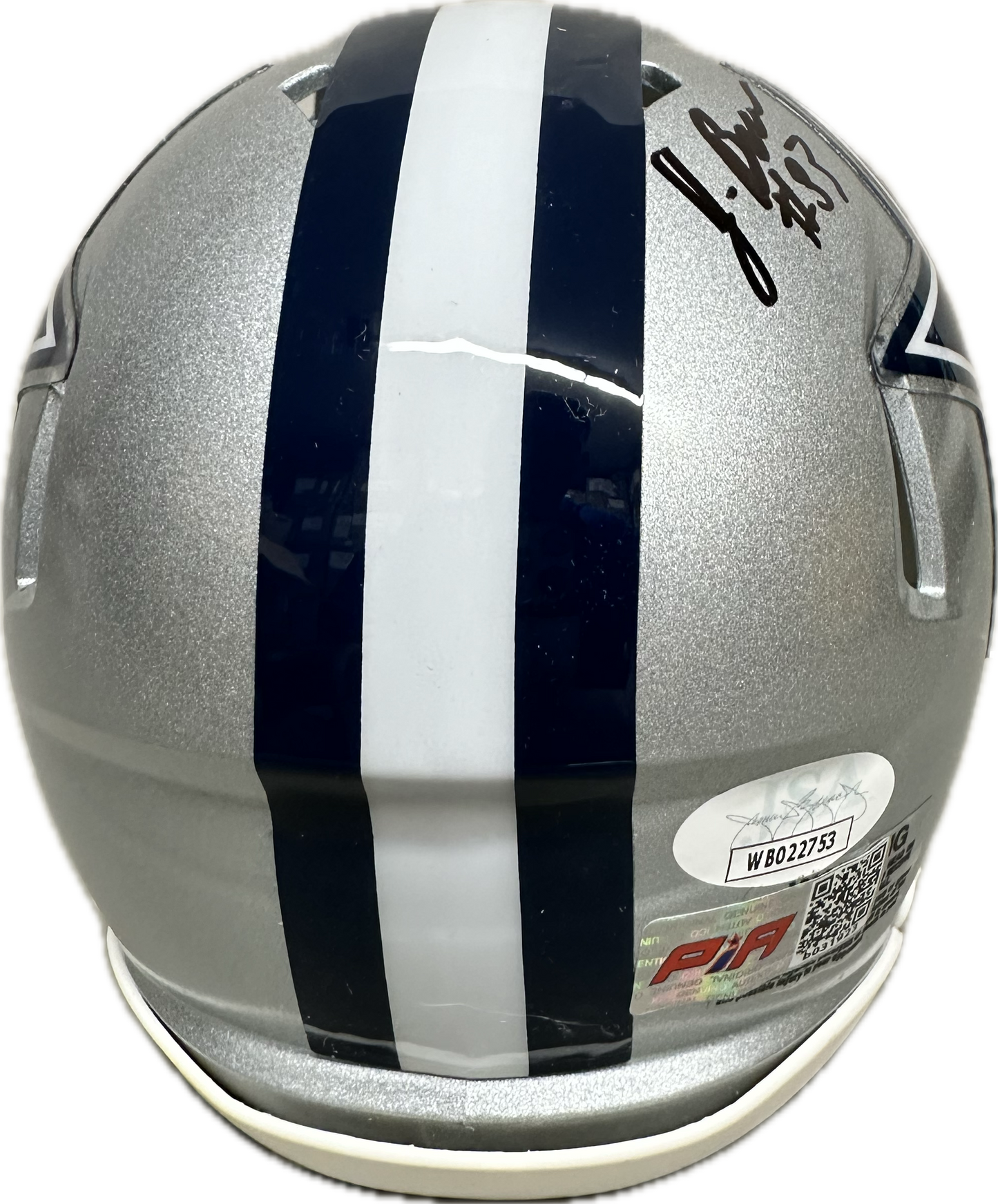 Jalen Brooks Speed Dallas Signed Mini Football Helmet (JSA/PIA)