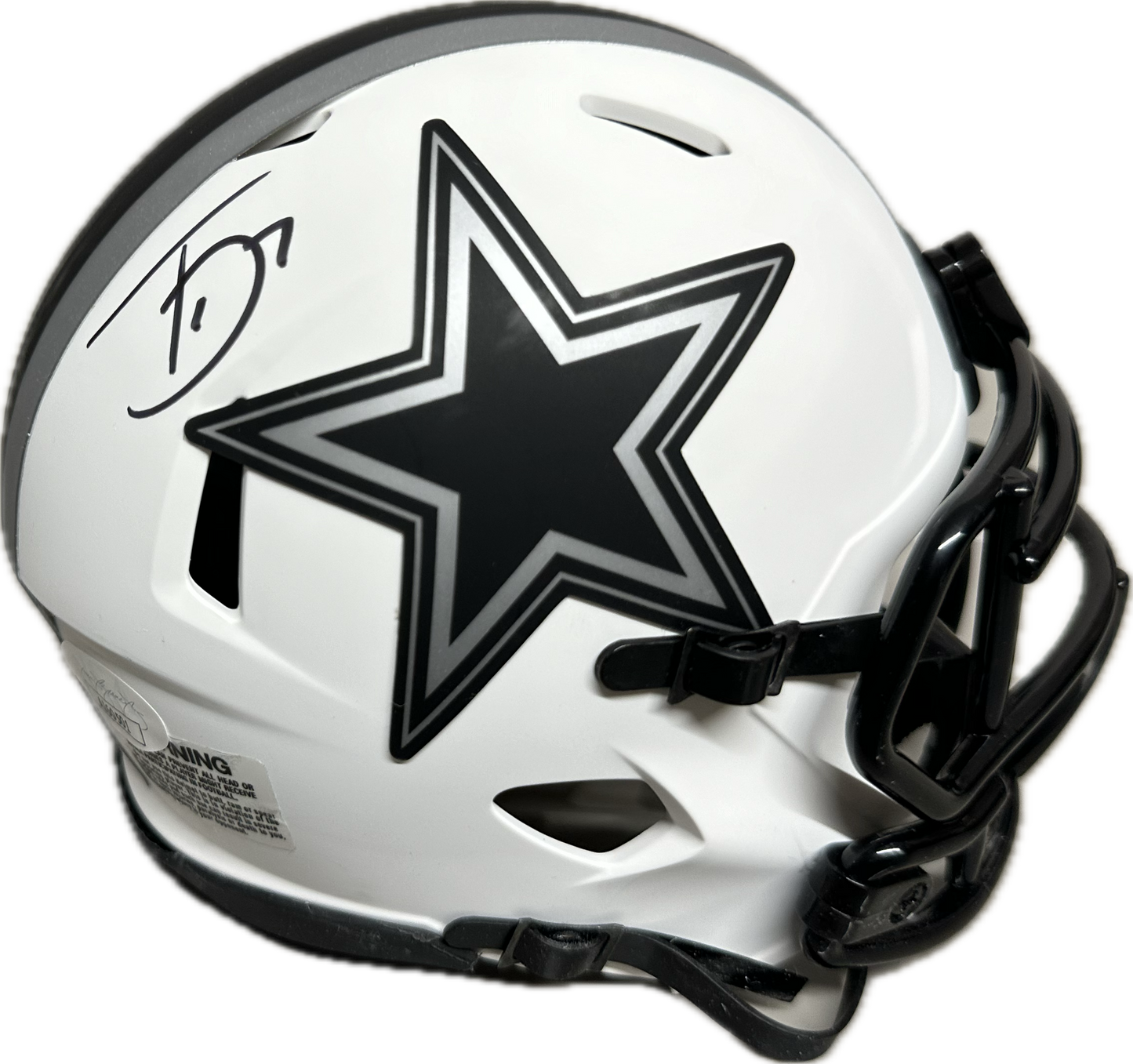 Trevon Diggs Dallas Eclipse Signed Mini Football Helmet (JSA)