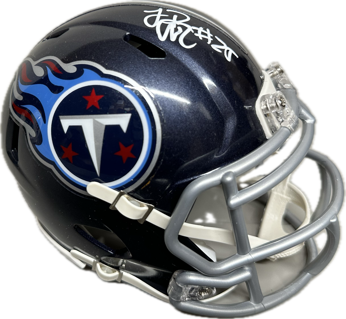 Lendale White Tennessee Home Signed Mini Football Helmet (PIA)