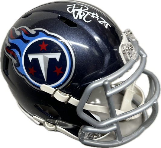 Lendale White Tennessee Home Signed Mini Football Helmet (PIA)