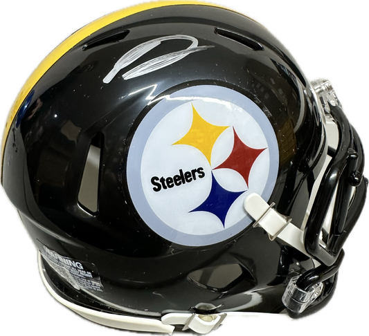 George Pickens Pittsburgh Speed Signed Mini Football Helmet (PIA/JSA)