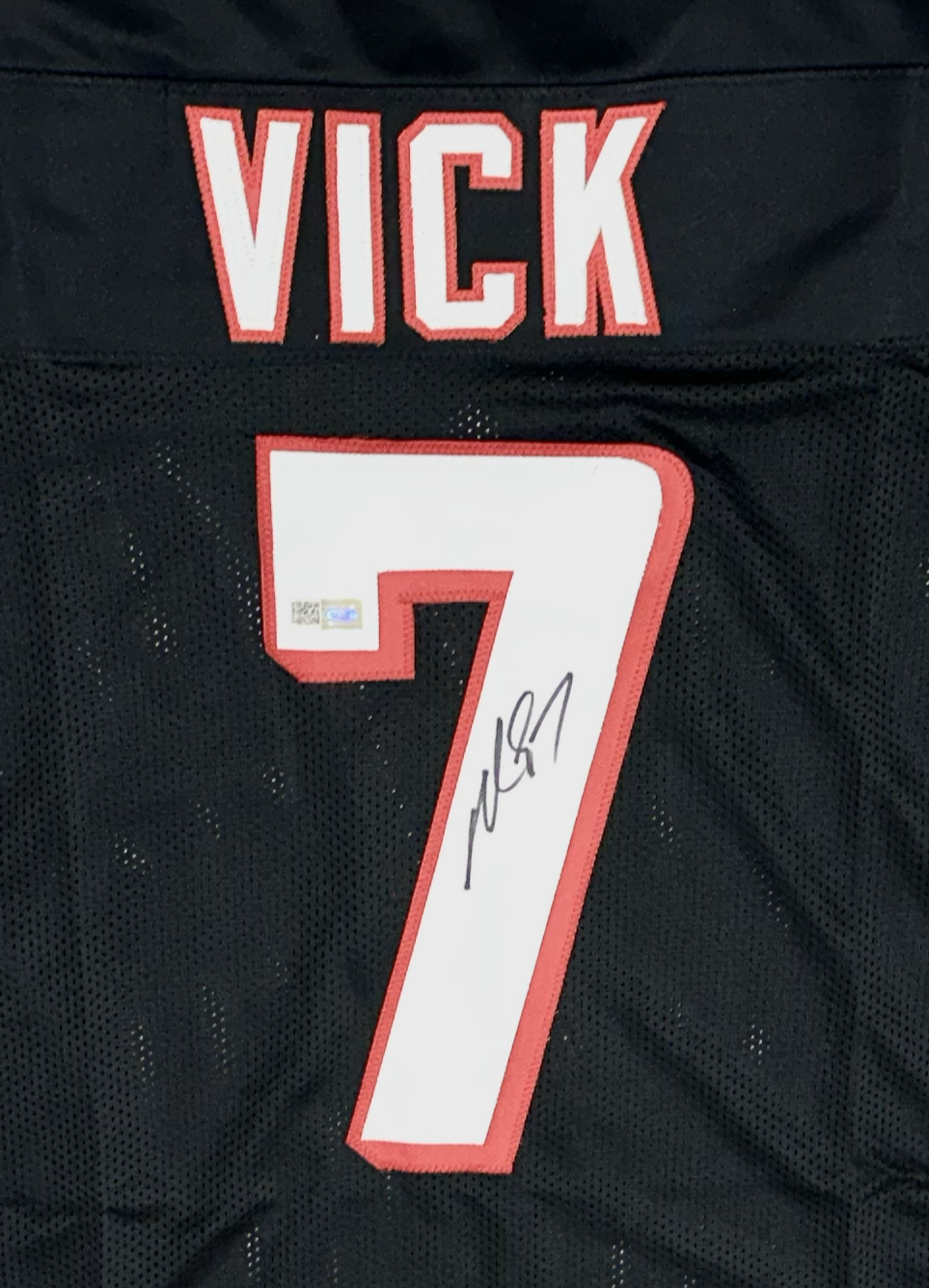 Michael Vick Signed Custom Atlanta Black Football Jersey (PIA)