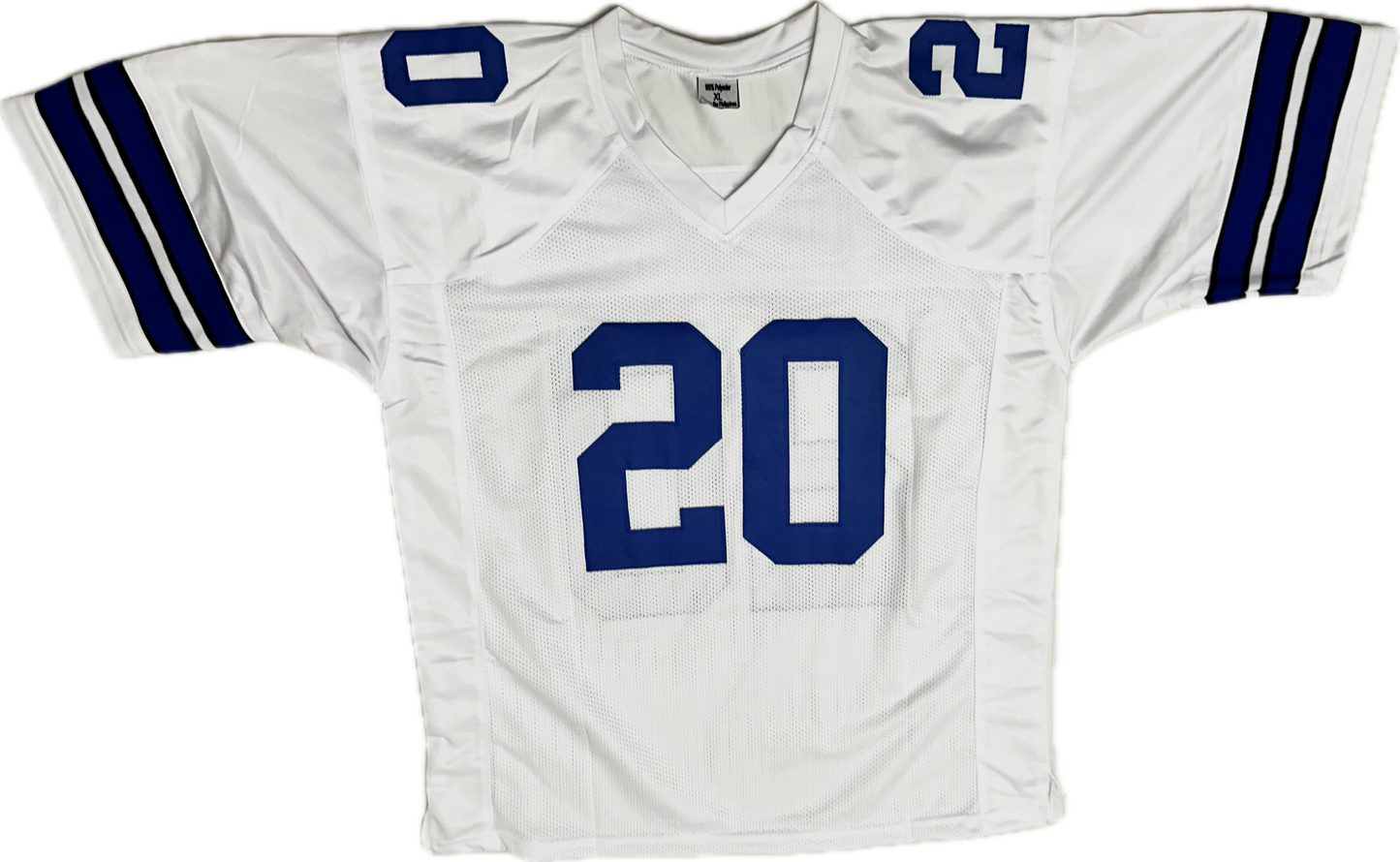 Tony Pollard Signed Dallas Custom White Football Jersey (PIA)