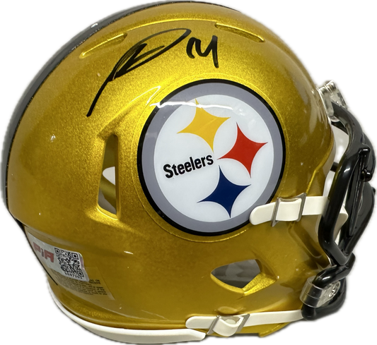 George Pickens Pittsburgh Flash Signed Mini Football Helmet (PIA)