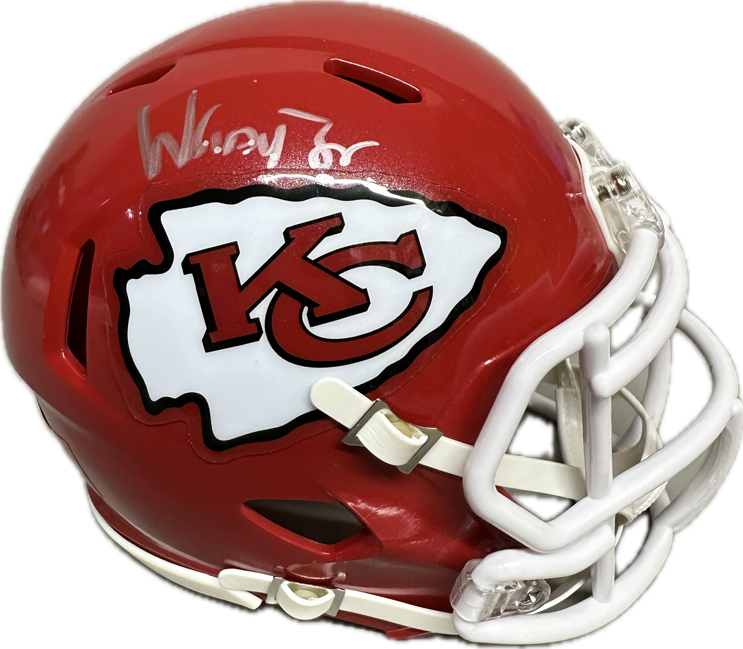 William Gay Jr Kansas City Red Mini Football Helmet (PIA)