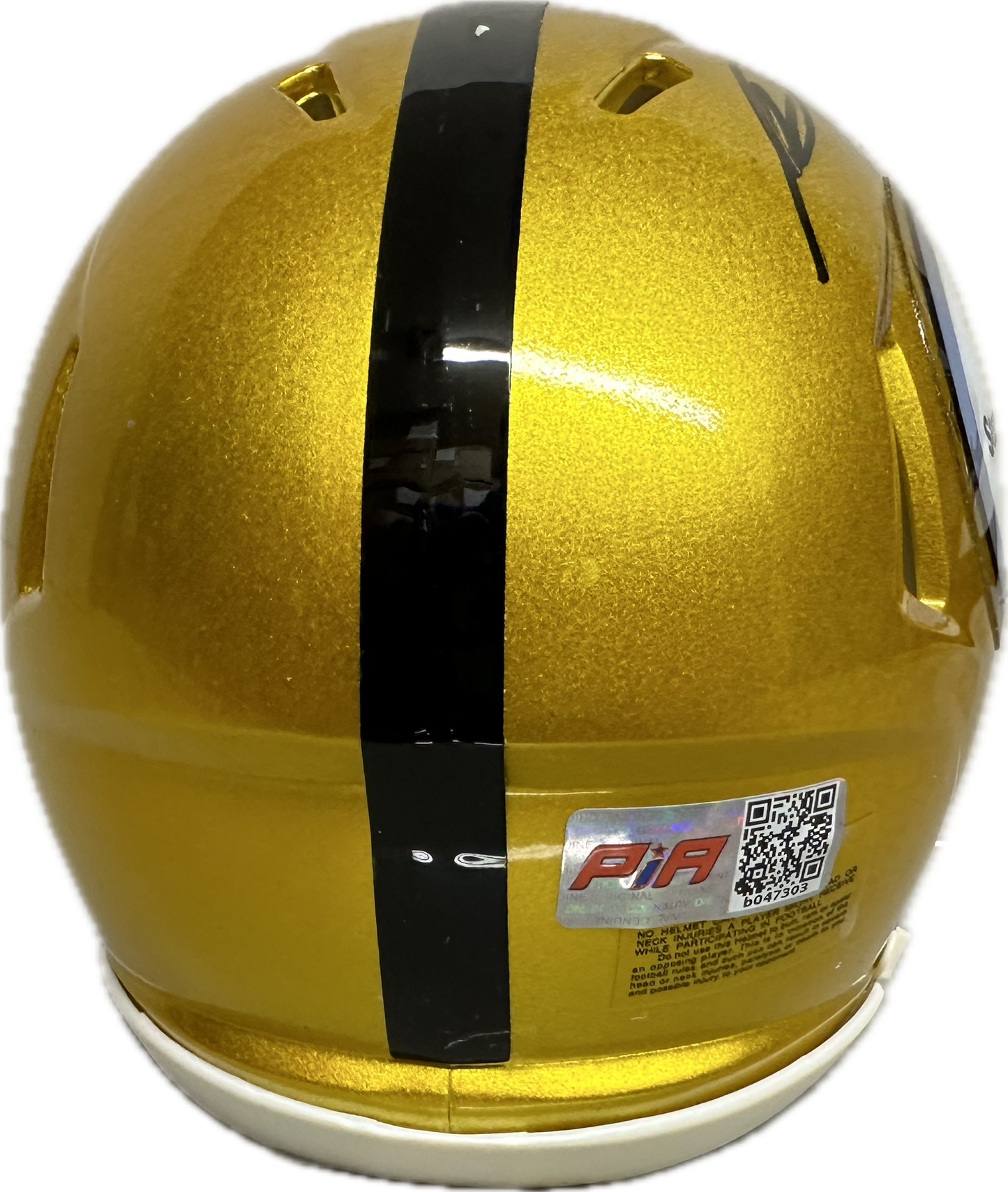 George Pickens Pittsburgh Flash Signed Mini Football Helmet (PIA)