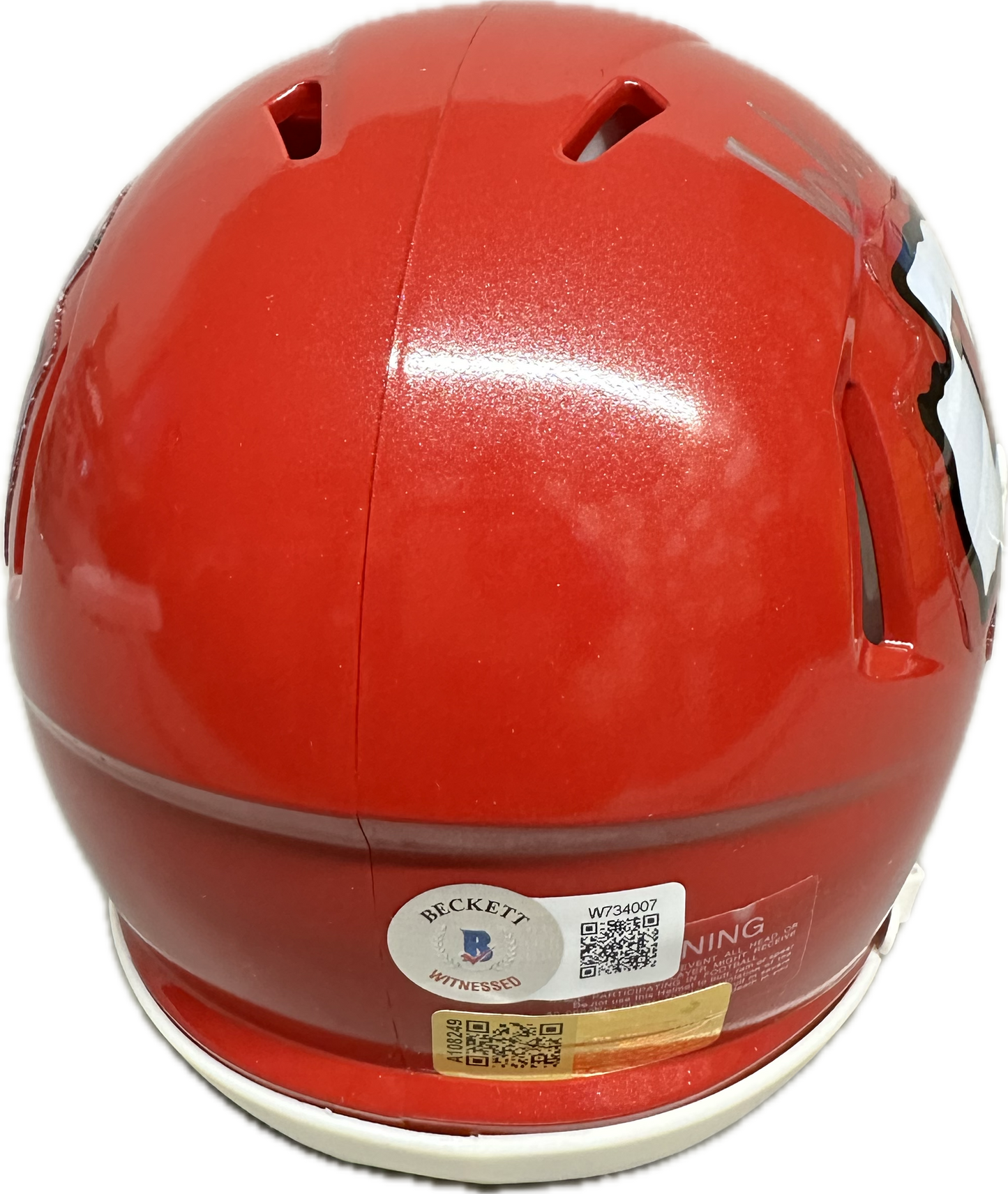 William Gay Jr Kansas City Red Mini Football Helmet (PIA)