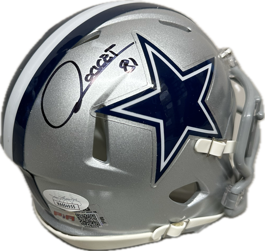 Raghib Ramadian "Rocket" Ismail Dallas Signed Mini Football Helmet (JSA/PIA)