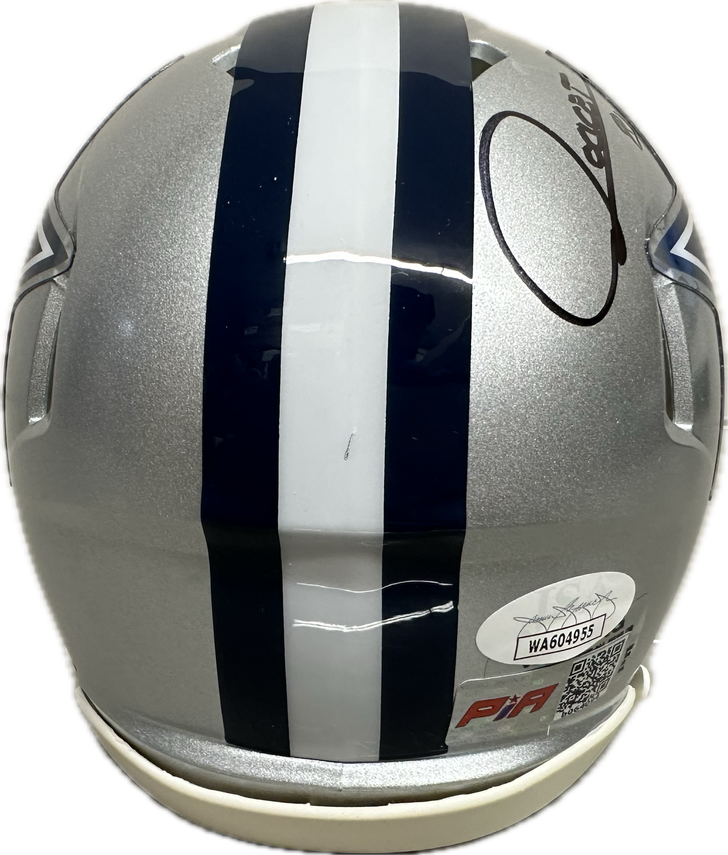 Raghib Ramadian "Rocket" Ismail Dallas Signed Mini Football Helmet (JSA/PIA)