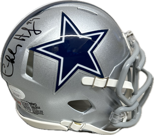 Charles Haley Dallas Grey Signed Mini Football Helmet (JSA/PIA)