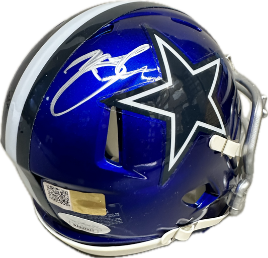 Brandin Cooks Signed Dallas Flash Speed Mini Football Helmet (JSA)