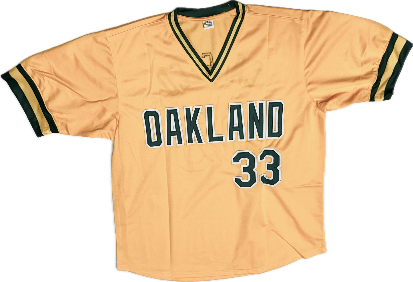Jose Canseco Signed Custom Oakland Autographed Baseball Jersey (JSA)