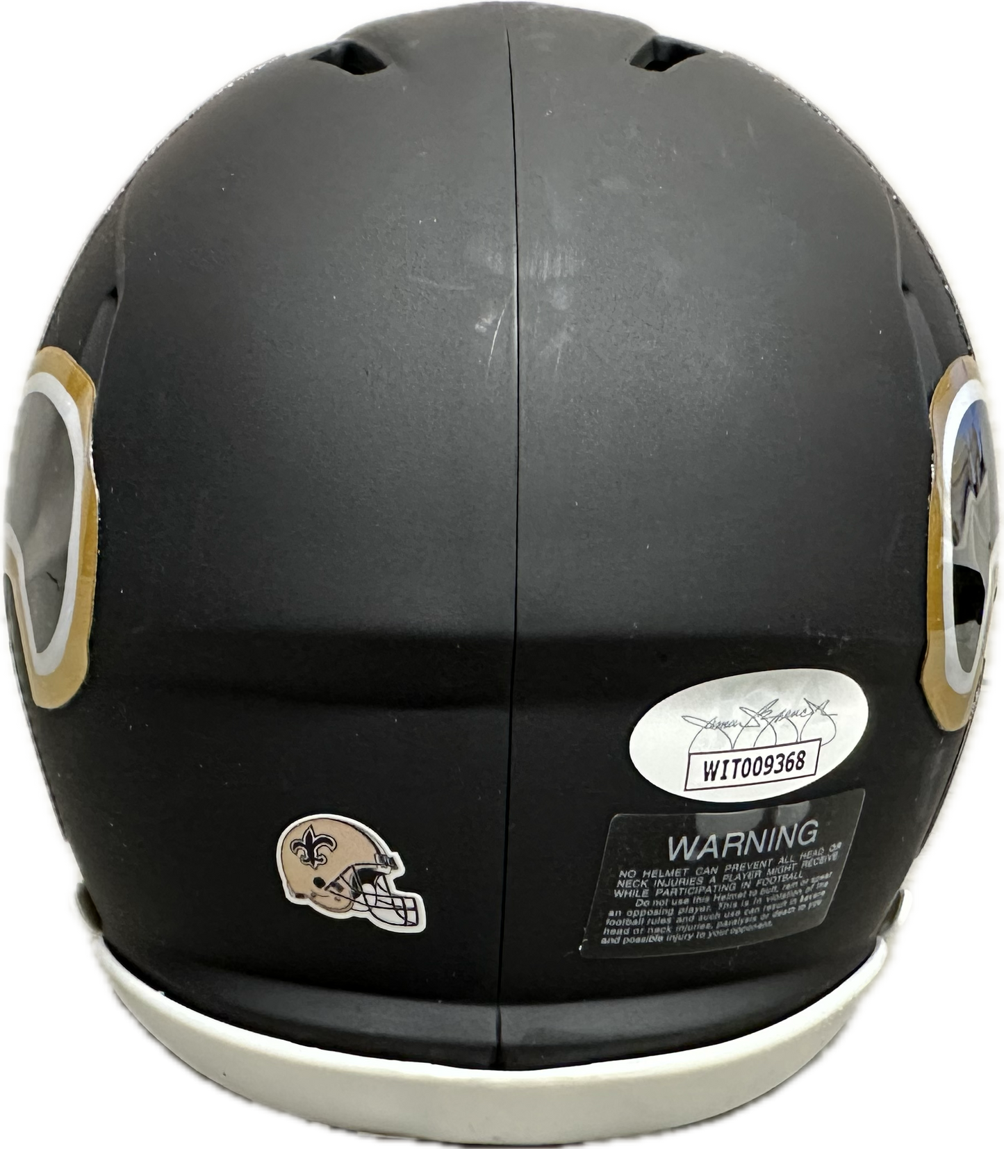 Ricky Williams New Orleans Signed Mini Football AMP Helmet (JSA)