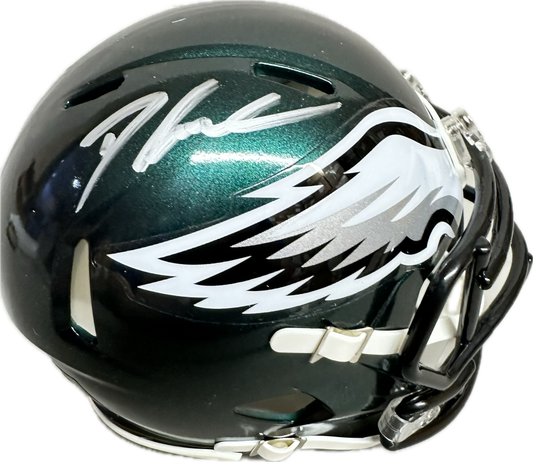 D'Andre Swift Philadelphia Signed Mini Football Helmet (PIA/JSA)