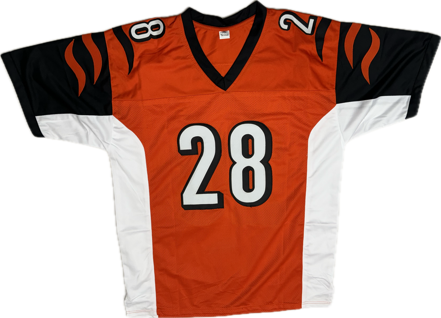 Joe Mixon Signed Custom Cincinnati Orange Football Jersey Old Style