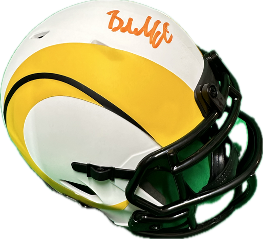 Baker Mayfield Los Angeles Signed Lunar Mini Football Helmet (PIA/JSA)