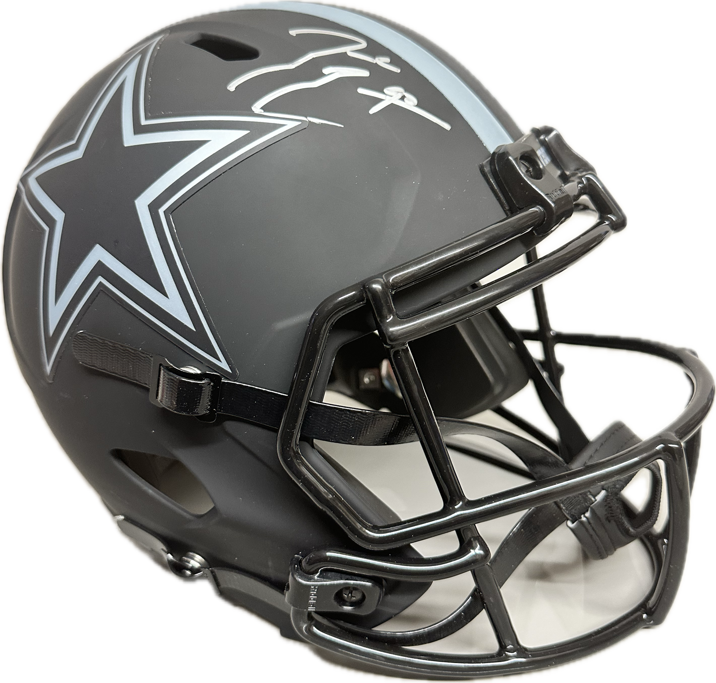 DeMarcus Lawrence Dallas Eclipse Full Size Speed Rep Football Helmet (JSA)