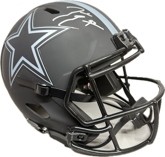DeMarcus Lawrence Dallas Eclipse Full Size Speed Rep Football Helmet (JSA)