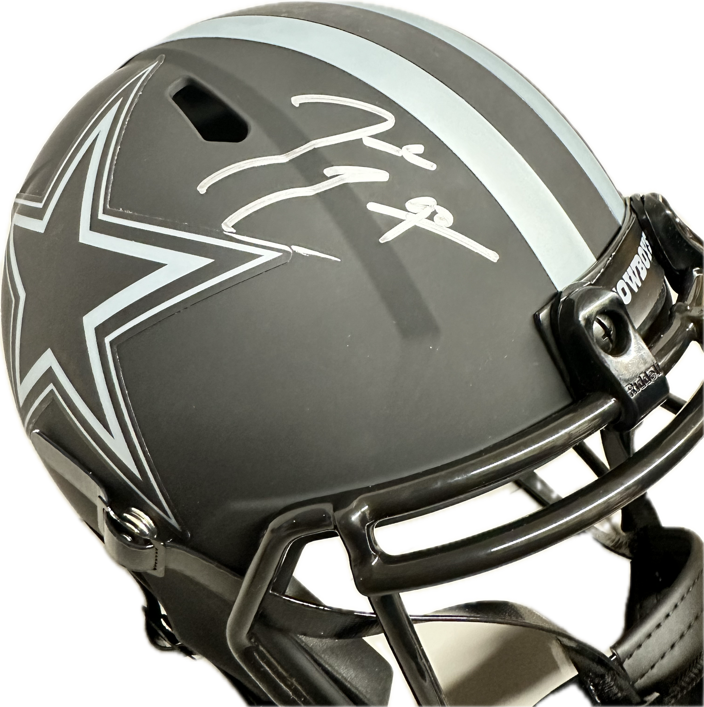 DeMarcus Lawrence Dallas Eclipse Full Size Speed Rep Football Helmet (JSA)