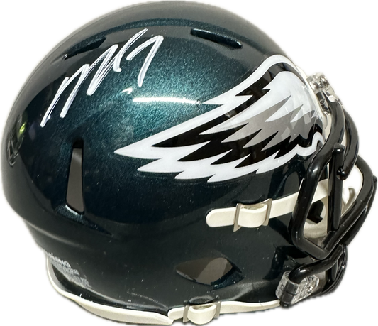 Michael Vick Home Philadelphia Signed Mini Football Helmet (JSA)