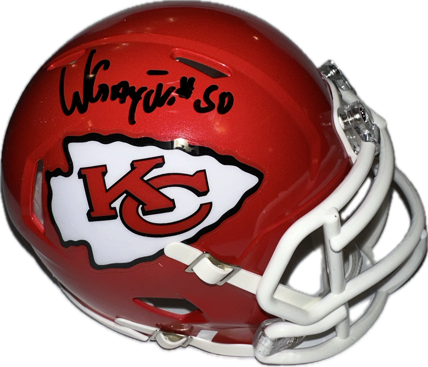 Willie Gay Kansas City Signed Mini Football Helmet (JSA)