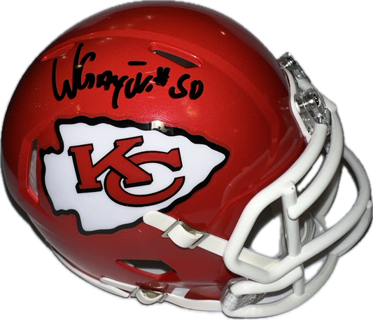 Willie Gay Kansas City Signed Mini Football Helmet (JSA)
