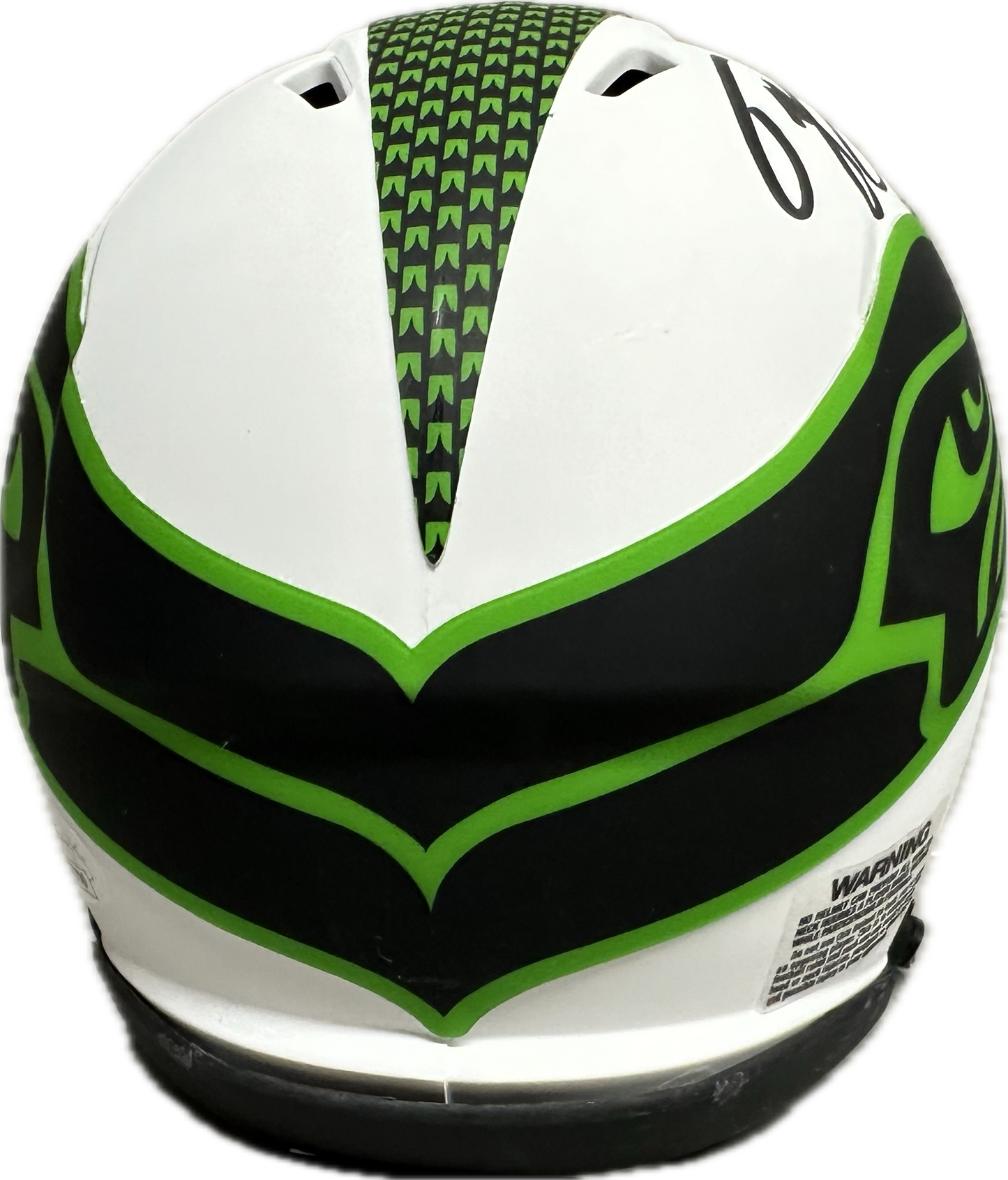 Tyler Lockett Seattle Lunar Signed Mini Football Helmet (JSA)